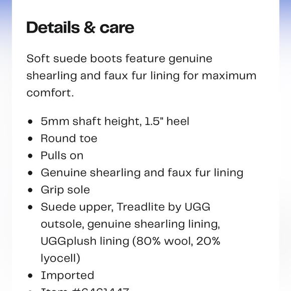 Ugg Cory II Gray Classic Short Boot Size 12 Suede Genuine Shearling Bootie New - Picture 3 of 3